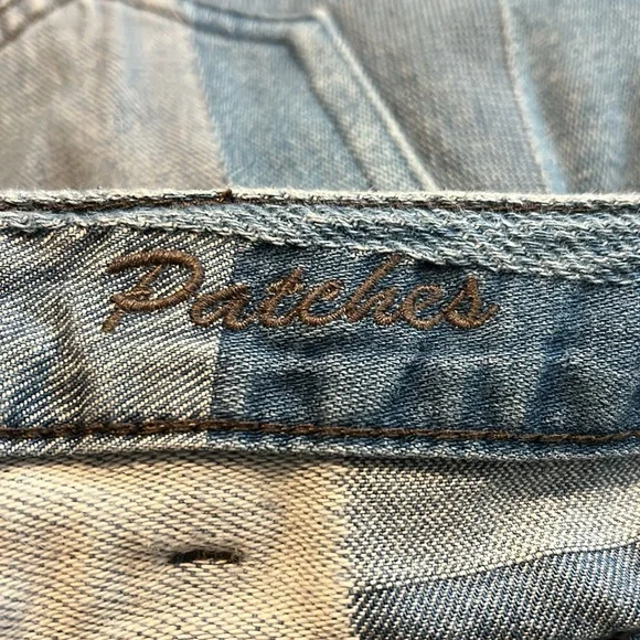 Just Tuff jeans Patches wide leg jeans - Picture 5 of 6